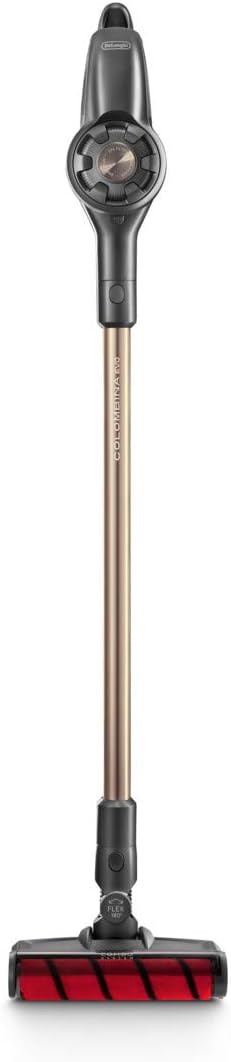 De'Longhi XLM408.DGG Colombina Evo Draadloze elektrische bezem, oplaadbaar, 400 W, kunststof, zwart/goud