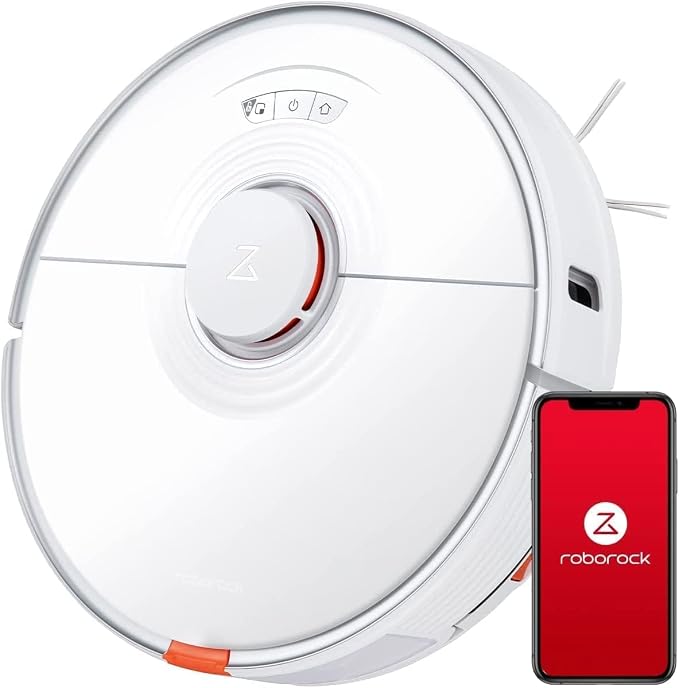 Roborock S7 robotstofzuiger met sonic, geluidsgolf, 2500pa sterke zuigkracht, automatische doek, aangepaste reiniging, anti-onrechtvaardigheidsmodus