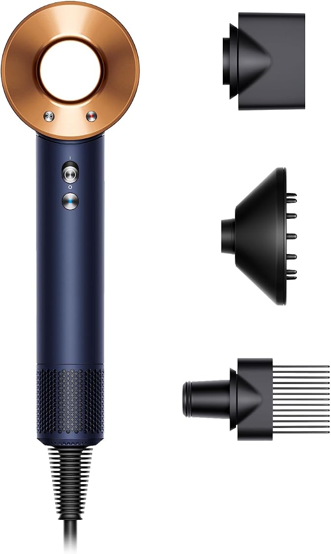 Dyson Supersonic föhn – Curly+Coily (Prussian blue/Rich copper)