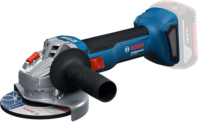 Bosch Professional 18V System haakse accuslijpmachine GWS 18V-8 (schijfdiameter 125 mm, zonder accu/oplader)