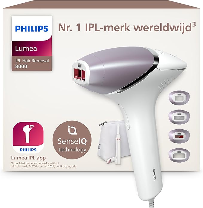 Philips Lumea IPL Prestige, 4 hulpstukken - ontharingsapparaat plus Satin Compact-pentrimmer (BRI949/00)