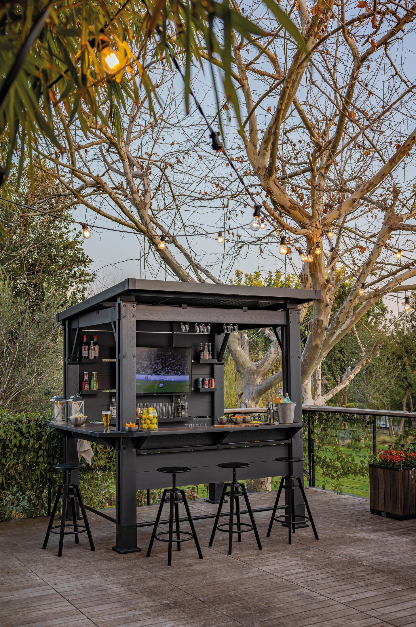 Keter Bar Gazebo - Grey