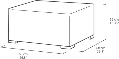 Allibert California Loungeset - 4-personen - Cappuccino
