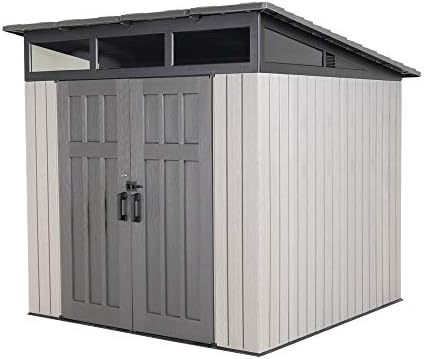 LIFETIME Plastic gereedschapshuis Mercury 254x254 cm tuinschuur gereedschapsschuur tuinhuis