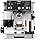 Ninja Luxe Essential 2-in-1 Koffiezetapparaat, Latte, Cappuccino & Espressomaker Met Ingebouwde Koffiemolen & melkschuimer, Gebruiksvriendelijk, 2 Geautomatiseerde Opschuimstanden, Zilver, ES501EU