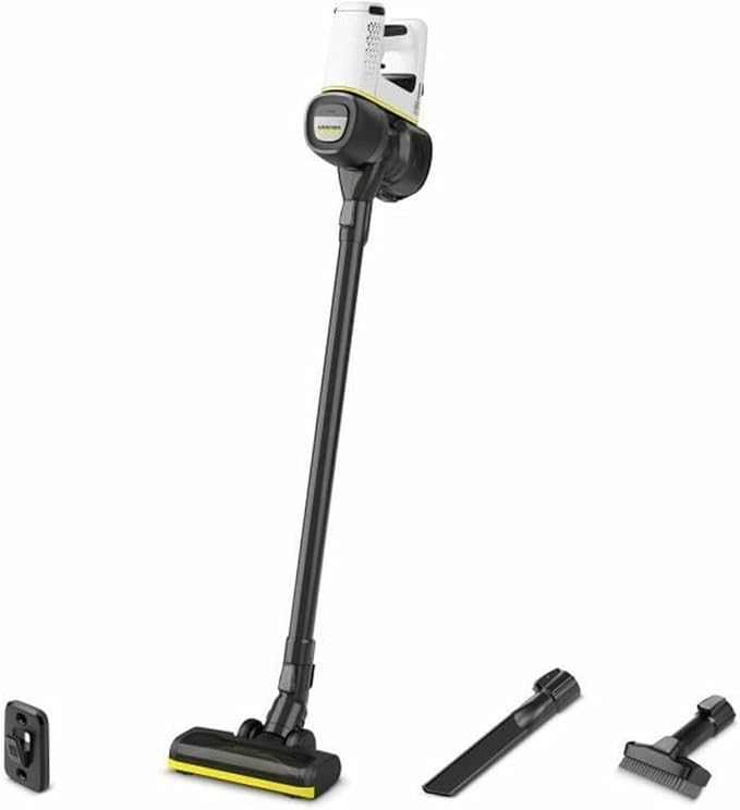 Kärcher Accu-Stofzuiger VC 4 Cordless myHome, 2 zuigstanden, looptijd: tot 30 min., gewicht: 2,3 kg, incl. 21,6 V accu, oplader, muurbeugel, vloer- en spleetmondstuk, 2-in-1 stofborstel