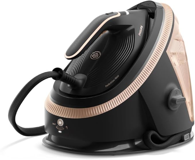 Philips PerfectCare Stoomgenerator 7000-serie, 650g Stoomstoot, 8.5 Bar, SteamGlide Elite Zoolplaat, Automatische Intelligente Stoom (PSG7300/80)