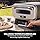 Ninja Artisan Electric Outdoor Pizza Oven & Air Fryer, 4 functies: Pizza, Airfryen, Bakken en Rijzen, 5 pizza-instellingen, met pizzasteen van 30 cm, pizzaschep, bakplaat en airfry-mand, grijs MO201EU