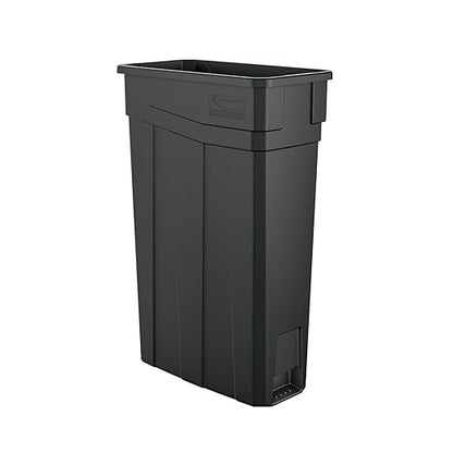 Suncast Commercial TCN2030 Narrow Trash Can Without Handles, 30. 00 Height x 11. 08 Width, 23 gal Capacity, Gray