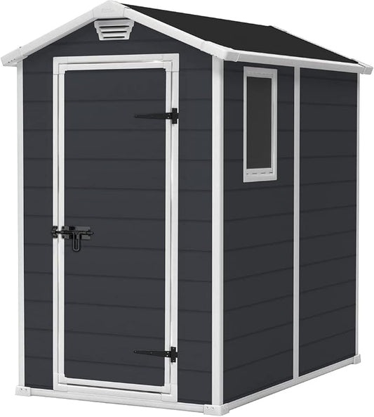 KETER 12-666033 - Premium kunsthars schuur 46s ANT, antraciet, 130 x 192 x 198 cm