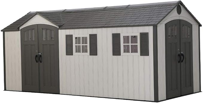 Levensduur 17,5 x 8 Ft. Outdoor Opslagruimte, Woestijnzand