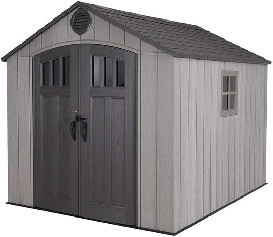 Lifetime 8 Ft. x 10 Ft. Outdoor opslag schuur Storm Dust