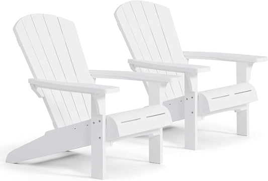 Keter Troy Adirondack Tuinstoel - set van 2-81x80x96,5cm - Wit