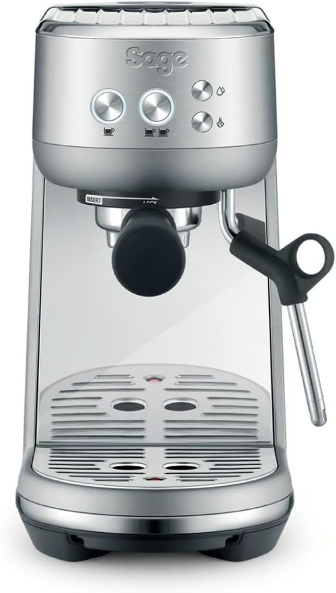 Sage Appliances SES450 the Bambino, Espresso machine, Brushed Stainless Steel