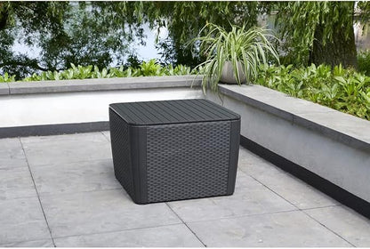 Keter Marie hoek loungeset + Luzon tafel - grafiet