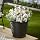 Suncast Sonora 18 Inch Lightweight Durable Plastic Wicker Decorative Flower Planter Pot for Yard, Garden, Indoor or Outdoor Use, Brown