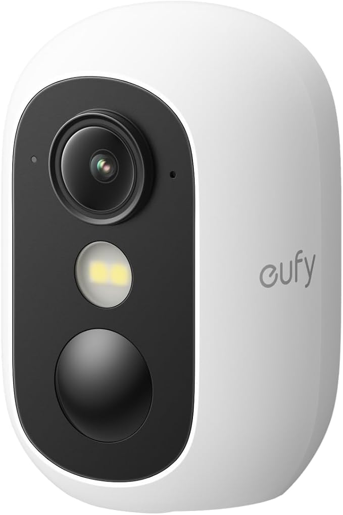 eufy Security eufyCam C35, Draadloze Beveiligingscamera, Voor Buiten en Binnen, Magnetische Bevestiging, Kleurennachtzicht, Lokale Opslag, Geen Maandelijkse Kosten, IP67, Gezichtsherkenning
