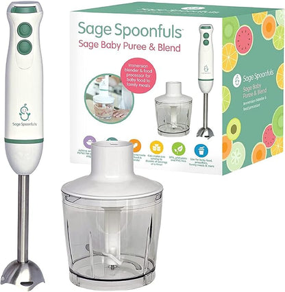 Sage Spoonfuls Baby Food Maker - Handmixer en Food Processor - Puree & Blend by Sage Spoonfuls