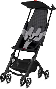 Cybex gb Gold Wandelwagen, buggy, Pockit Air All Terrain, ultracompact, vanaf 6 maanden tot 22 kg (ca. 4 jaar), velvet black