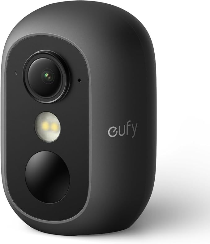 eufy Security eufyCam C35, Draadloze Beveiligingscamera, Voor Buiten en Binnen, Magnetische Bevestiging, Kleurennachtzicht, Lokale Opslag, Geen Maandelijkse Kosten, IP67, Gezichtsherkenning