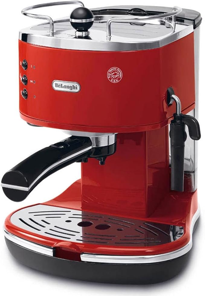 De'Longhi Eco 311.R Icona Vintage Koffiezetapparaat, Rood