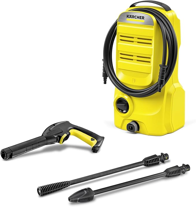 Kärcher K 2 Classic – hogedrukreiniger, druk: max. 110 bar, debiet 360 l/u, oppervlakteafdekking: 20 m²/h, waterfilter, gewicht: 8,4 kg, hogedrukslang en pistool, sproeilans