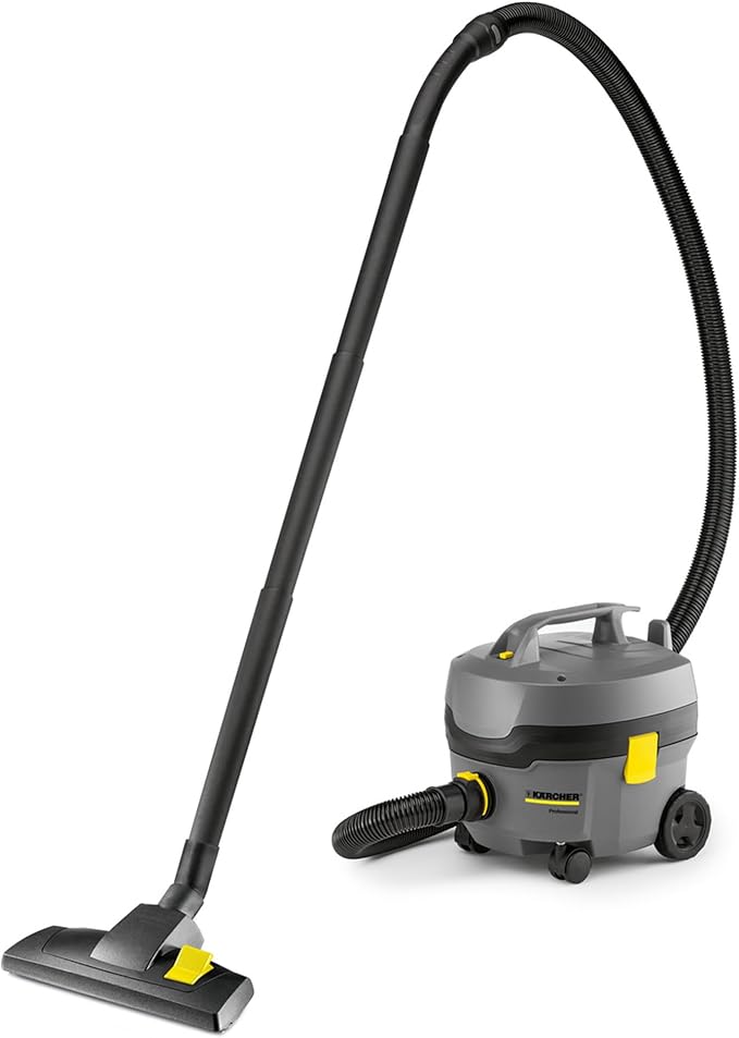 Kärcher T 7/1 Classic droogzuiger, stofzuiger: 23,5 kPa, nominaal vermogen: 850 watt, reservoir: 7 liter, zuigslang: 2 m, incl. combi-vloermondstuk, vliesfilterzak, permanente hoofdfilterkorf