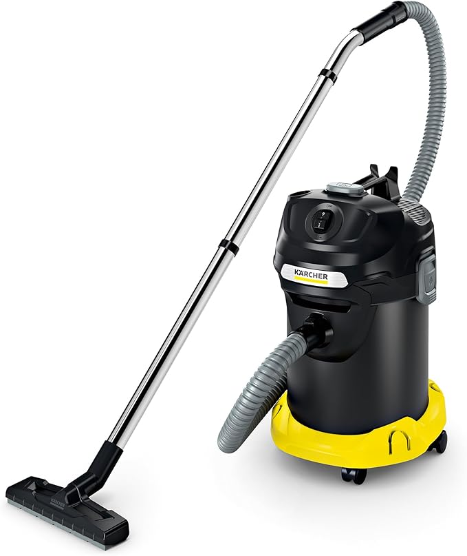 Kärcher AD 4 Premium as- en droogzuiger (ReBoost filterreiniging, 17 liter metalen vuilreservoir)