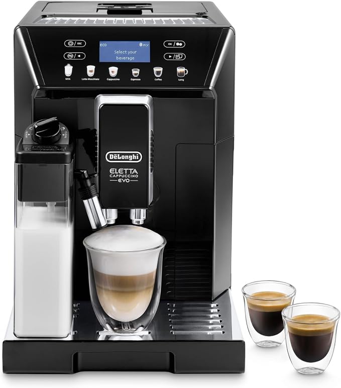 De'Longhi Eletta Cappuccino, Volautomatische Espressomachine, Espresso, Koffiezetapparaat, ECAM46.860.B