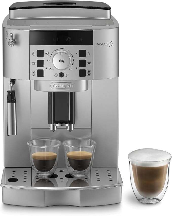 DeLonghi ECAM 22110 SB Volautomatische koffiemachine, 1450 watt, 1,8 liter, 15 bar, stoommondstuk