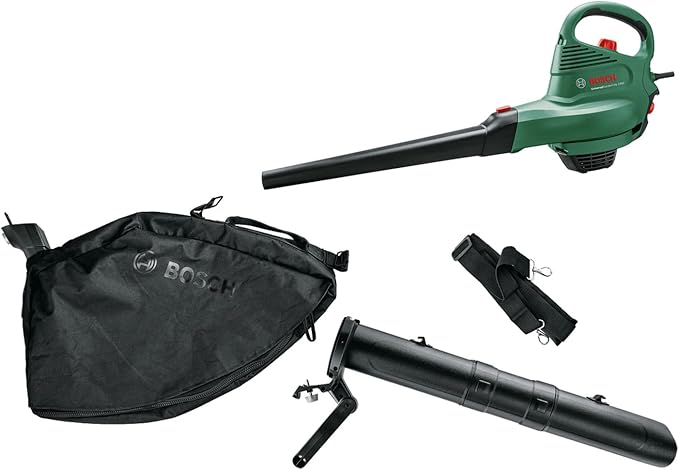 Bosch elektrische bladruimer UniversalGardenTidy 3000 (3000 W, opvangzak 50 l, variabel toerental, voor het blazen, zuigen en hakselen van bladeren, in kartonnen doos)