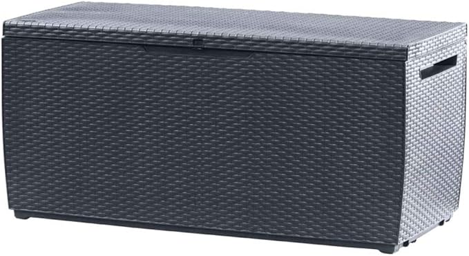 Keter Capri Opbergbox - 305L - 123x53,5x57cm - Grafiet