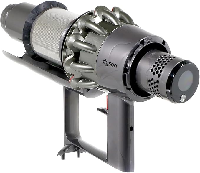 Dyson V11 SV14 Groot hoofdhuis en cycloonservicesamenstel in nikkel met LCD 970142-01 (**Past alleen op de inschroefbatterij voor 'BIG BODY' Absolute en Animal**)