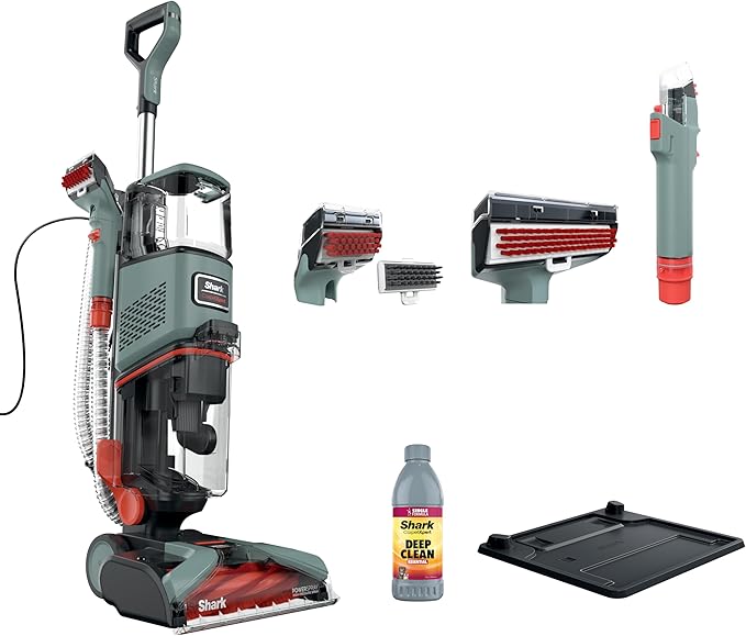 Shark EX151 CarpetXpert, rechtopstaande tapijtreiniger voor huisdieren, diepe tapijtreiniging en vuil- en vuilverwijdering, tapijtshampoo, magenta