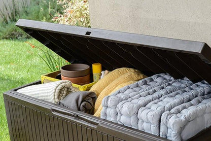 Keter Springwood Opbergbox - 305 L - 123x54x57 cm - Grafiet