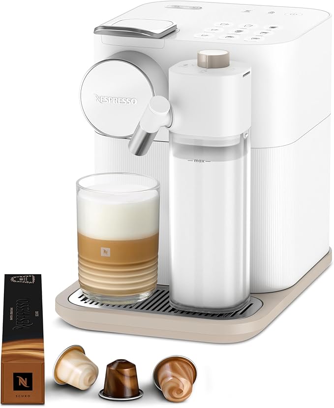 De'Longhi Nespresso Gran Lattissima EN640.W Koffiecapsulemachine met Automatisch Melksysteem, Wit