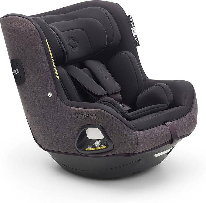 Bugaboo Owl by Nuna autostoel van geboorte tot 4 jaar, 0-18 kg, 360° draaibaar, achter- en voorwaarts, groep 0+/1, versterkt kuipje en bescherming bij zijdelingse impact, Zwart