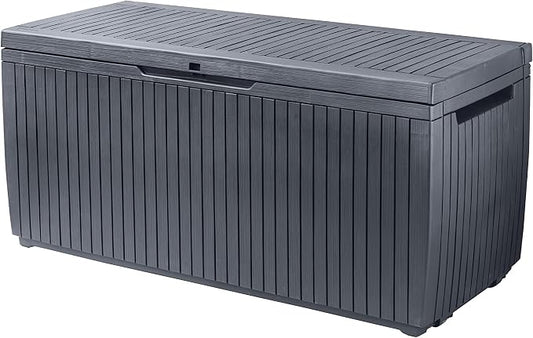 Keter Springwood Storage Box - 305 L - 123x54x57cm - Graphite