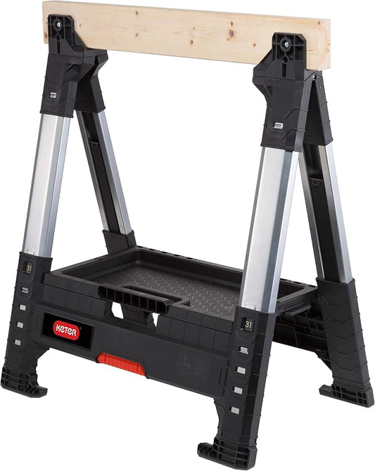 Keter Lumberjack trestle - black - 71x6,8x82cm