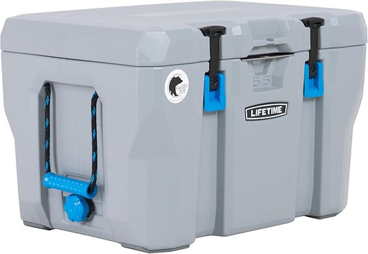 LIFETIME Koelbox, ijsbox, campingbox, koelkast, ijskoelkast, ijskoeler, met handgrepen, ideaal voor het bewaren van koude dranken