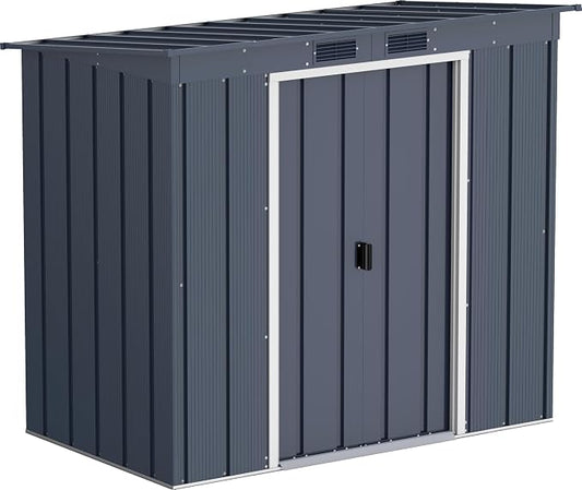 Duramax - Tuinhuis - Eco Pent Roof 6X4 - metaal - antracietgrijs
