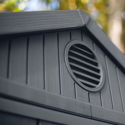 Keter Darwin 6x8 Garden Shed - Grey (1.9 x 2.4m)